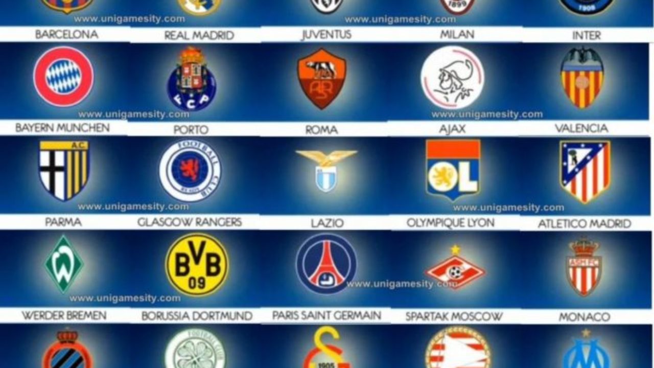 2012 Football Logo's Quiz Answers: Level 1 & Level 2 (iPhone) - Unigamesity