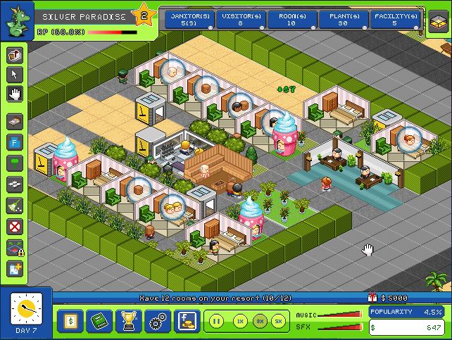 resort empire silver games