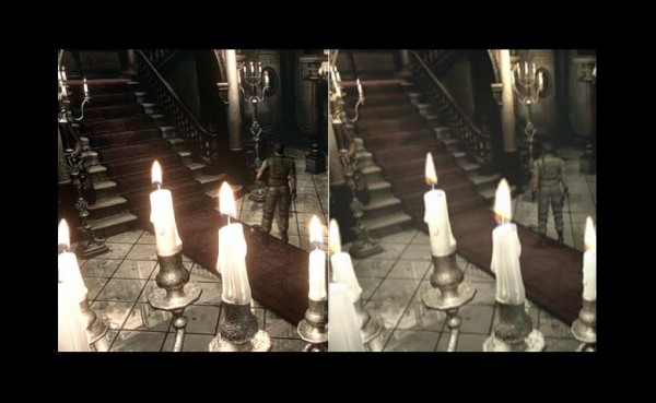 Resident evil HD comparison