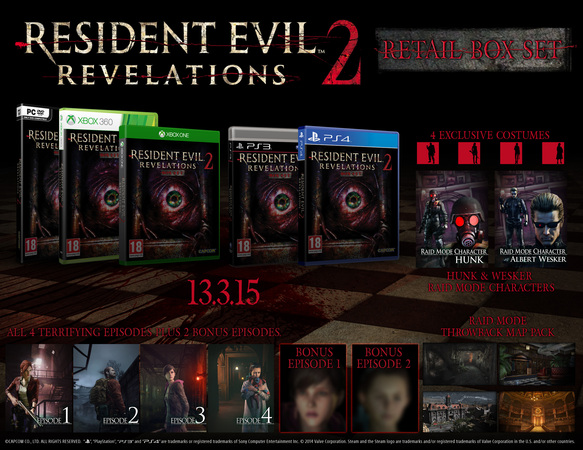 Resident Evil Revelations 2 boxed