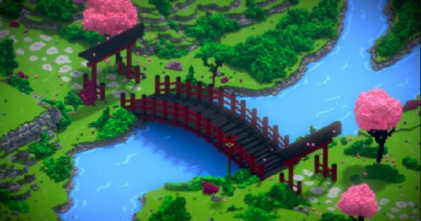 Japanese Bridge design minecraft
