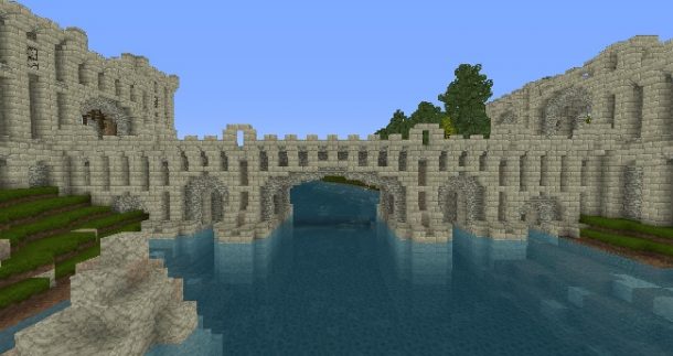 Medieval Stone Bridge minecraft