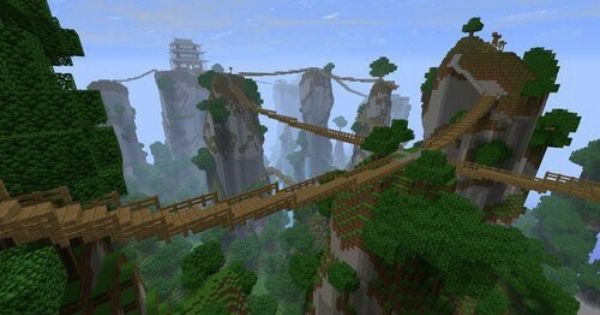 Tribal Jungle Bridge minecraft