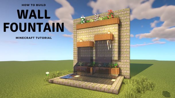 Fountain Minecraft Wall
