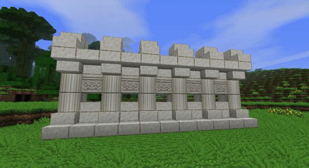Quartz Minecraft Wall Design