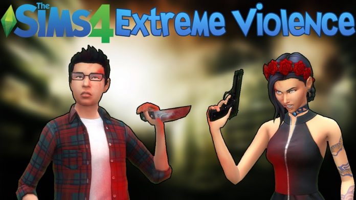 extreme violence mod sims 4