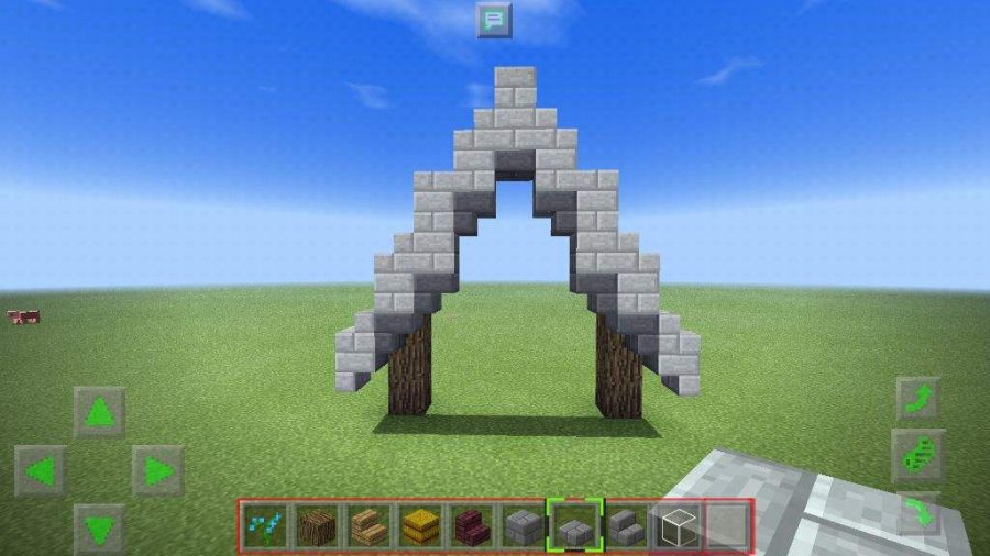 minecraft roof design