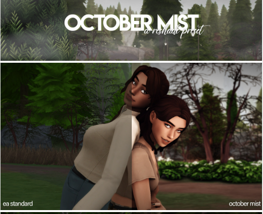 October Mist Sims 4 Reshade by simdle