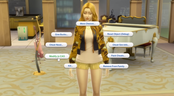 Modify Cheats In Sims 4