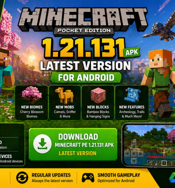 Minecraft PE 1.21.131 APK Download Latest Version for Android