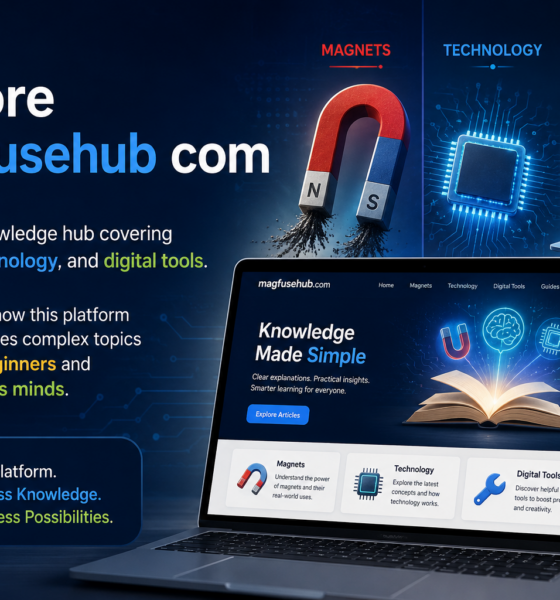 Explore magfusehub com, a versatile knowledge hub covering magnets, technology, and digital tools. Learn how this platform simplifies complex topics for beginners and curious minds.