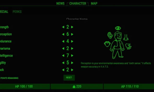 Fallout 4 Best Starting Stats