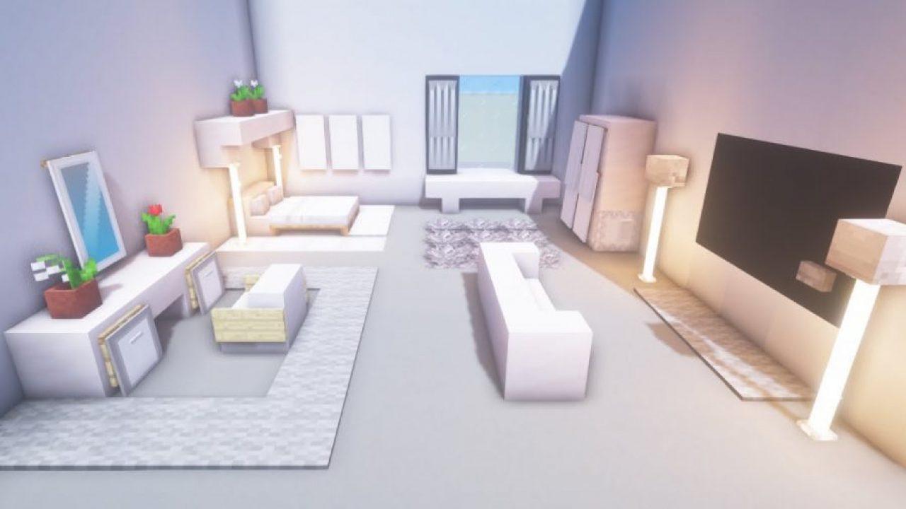 Minecraft Living Room Furniture Ideas