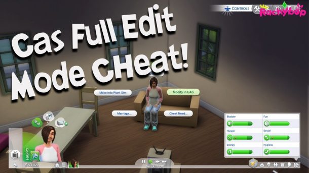 How To Use The Sims 4 CAS Full Edit Mode Cheat - Unigamesity